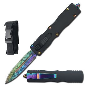 7.5" Titanium Blade Death Stalker Automatic Dual Action OTF Knife