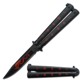 Red Dragon Balisong Butterfly Knife