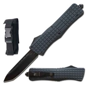 9" Black Matrix Out Of The Front OTF Automatic Knife