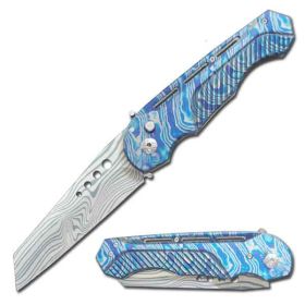 5.5" Closed Maddox Auto Switchblade Tanto Blade Knife