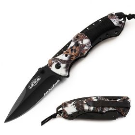 Spring Assist - 'Legal Auto Knife' - Military Fighter - Fall Camo