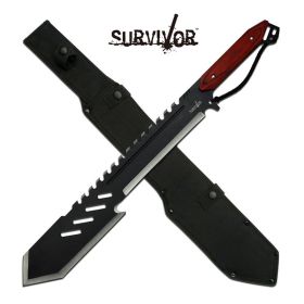 25.5" Full Tang Outdoor Machete Knife Pakkawood Handle